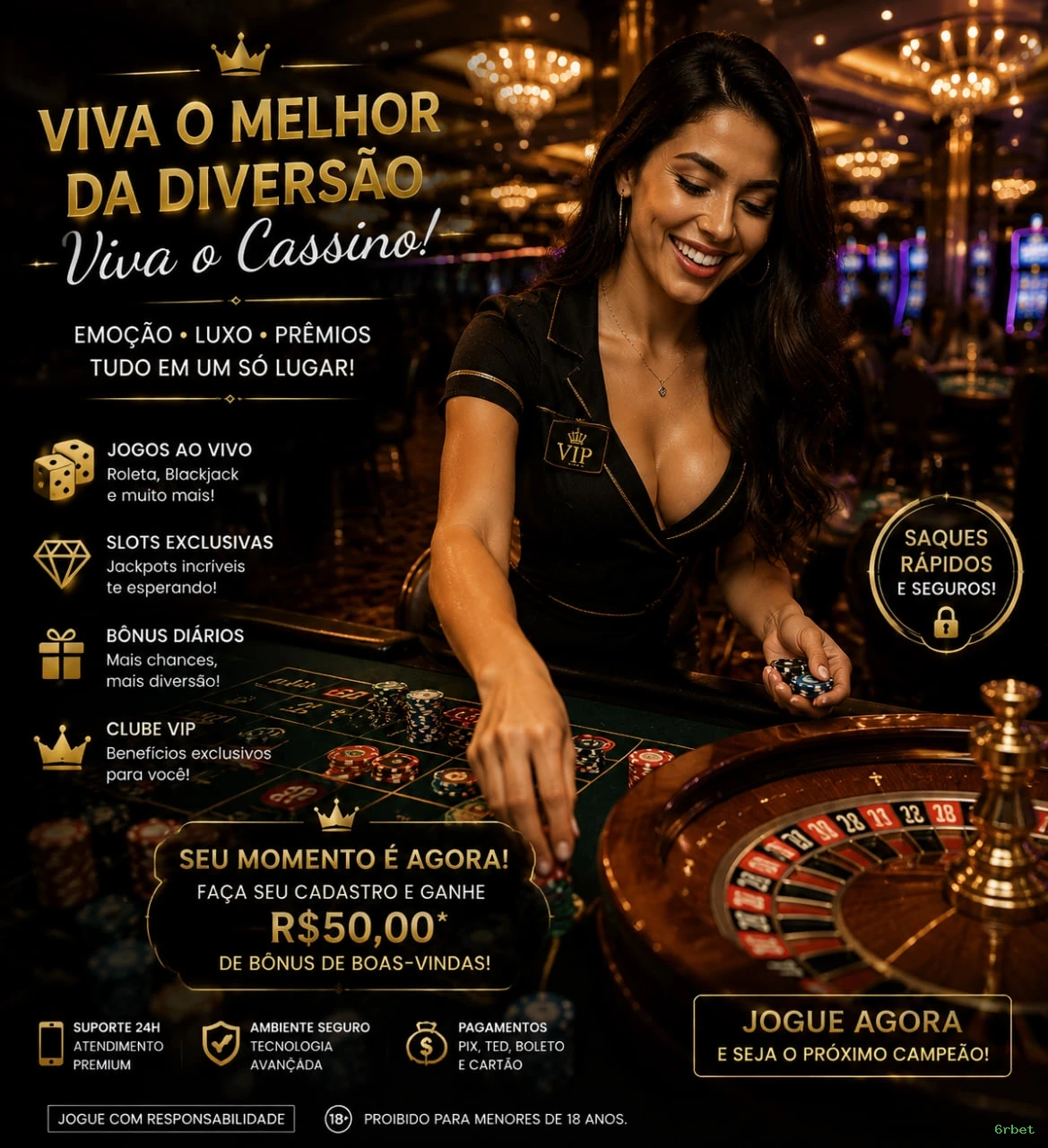 App 6rbet para Android e iOS - download grátis